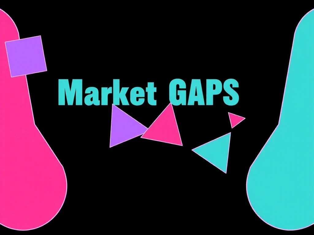 Market gap visualization